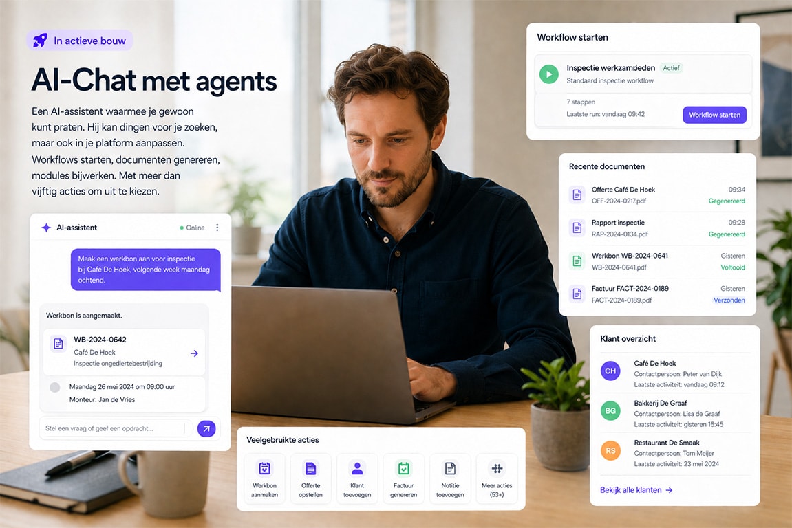 AI Chat met agents in SideIQ