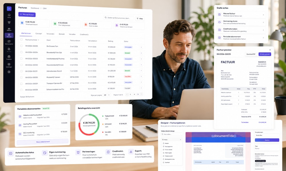 Facturen Feature SideIQ