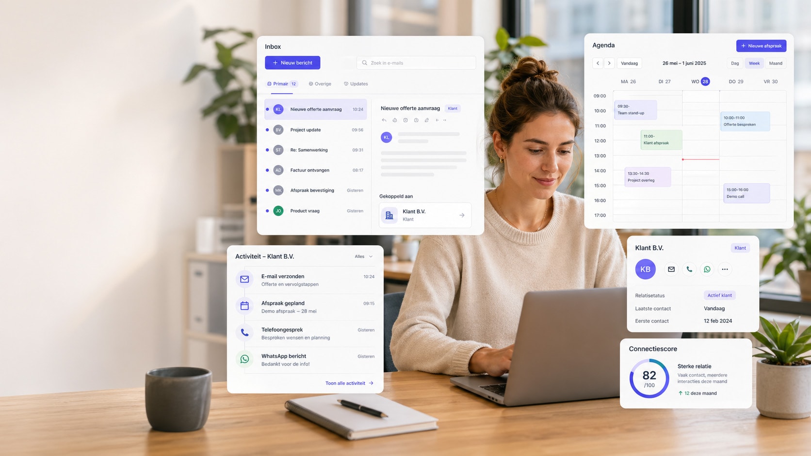 Module Email en Agenda SideIQ